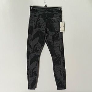 Pact Charcoal Floral Leggings